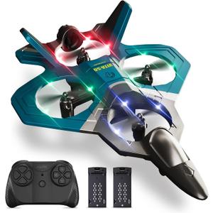 4DRC Foam RC Plane for Adults Kids, Remote Control Airplane Toys for Boys Kids Adults Beginners, RC Planes Fighter Jet Helicopter Drones for Kids Adults, 360 Flip Easy to Fly