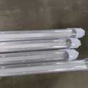 R17D/HO 8FT LED Shop Bulb, Rotating Base LED Tube Light, 6000K Clear Lens, Dual-Ended Power Bulb Lights, Non-dimmable, 2 Pin, Ballast Removed, (Replacement for F96T12/CW/HO 110W Fluorescent Light)