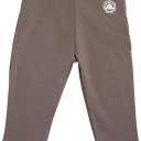 MON CHOU Organic Cotton Baby Pants - 100% Pima Cotton - Lightweight and Breathable Infant Pants for All Seasons (Brown)