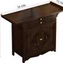 Altar Table with Storage, Buddhist Altar Cabinet for Home, 39.3IN