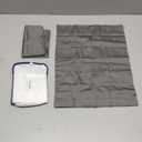 Travel Size Pillow Cases 12 x 16 Set of 2 500 Thread Count kinderfluff Pillow Cover 100% Egyptian Cotton Envelope Closure Toddler Pillowcase 12x16 Fits Boudoir Pillow Size 11x15, 11x14 Dark Grey