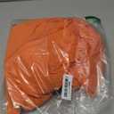 Fixmatti Women 2 Piece Outfits Long Sleeve Button Down Blouse and Shorts Sweatsuit Sets (Small, Orange)