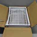 REALINN Under Sink Organizer, Pull Out Cabinet Organizer, 2 Tier Metal Slide Out Shelf with L Shaped Design, Under Cabinet Storage for Kitchen, Bathroom, Laundry, Deep Cabinet Shelf Storage, White