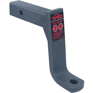 TOPTOW 64167 Trailer Hitch Ball Mount 8-inch Drop, Fits 2 inch Hitch Receiver, Matte Black