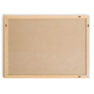 17 x 23 in. Cork Bulletin Board, Natural Maple Wood-Style Frame