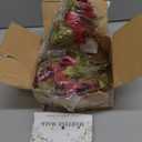 MARTINE MALL 4 Packs Peonies Artificial Flowers, Burgundy Artificial Peonies, Silk Peonies Flowers Fake Peonies Artificial Flowers Peonies Bouquet for Halloween Centerpiece Table Wedding Home Decor (Red)