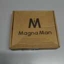 MagnaMan Slim Fit Short Sleeve Polo Shirts for Men - Cotton, Business Casual Stretch Shirt, Breathable Golf & Office Wear (M)