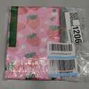 Case for Kindle Fire HD 8 & Fire HD 8 Plus Tablet (12th /10th Generation, 2024/2022/2020 Release) PU Leather Shockproof Stand Protective Cover with Auto Wake/Sleep, Pink Strawberry