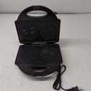 Pizzelle Maker with Non-Stick Coating, Electric Pizzelle Cookie Baker Press with Snowflake Pattern, Make Two 4 Inch Traditional Italian Waffle Cookies at Once, Recipe Included