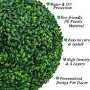 Sunnyglade 2 PCS 15.7 inch 4 Layers Artificial Plant Topiary Ball Faux Boxwood Decorative Balls for Backyard, Balcony,Garden, Wedding and Home Dcor (15.7 inch)