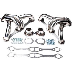 GELUOXI Stainless Manifold Replacement for Chevy Small Block SB V8 262 265 283 305 327 350 400