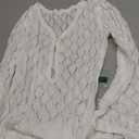 MakeMeChic Women's Crochet Beach Cover Ups Bathing Suit Swimsuit Coverup Mini Dress S