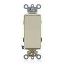 Leviton 20-Amp 120/277-Volt Decora Plus Rocker 4-Way AC Quiet Switch, 5624-2W, White