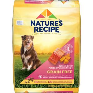 Nature's Recipe Grain Free Salmon Dry Dog Food, 34 lb. Bag