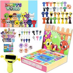 Christmas Blind Box Party Gifts (53 Pieces) Birthday Mystery Toys Surprise, Christmas Sock Fillers and Gifts - Including Plush Toys, Keychains, Stickers and Collectibles, Children's