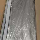 Stainless Steel Litter Box | XL Enclosed Cat Litter Boxes with Lid for Big Cats | High Sided, Anti-Urine Leakage | Non-Stick Bottom & Includes Litter Mat & Metal Scoop (Silver Gray)