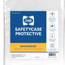 Sealy Baby SafetyCase Breathable Waterproof Crib Mattress Protector Pad, Toddler Bed Cover, Zippered Bedding Encasement, Noiseless, Machine Washable / Dryer Friendly, 52"x28” - White