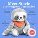 Lilly's Love Weighted Stuffed Animals for Adults & Kids 5lb Calming Sloth Plush for Anxiety, ADHD & Sensory | Machine Washable Weighted Stuffed Animal w/Removable Insert | Stevie The Sloth