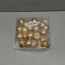 Napkin Rings - Round Napkin Holder Rings for Dinning Table Parties Weddings Family Gather- Holiday Banquet Christmas Dinner Serviette Buckles Decor (24 Set Gold)