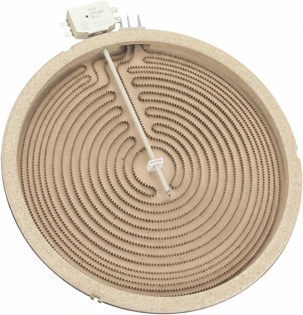 WB30T10130 Dual Radiant Surface Element, 12 Inch, 3000/1950W 240VAC, Compatible with GE Ranges, Replacement for 1474216, AP4344395, PS2321564, EAP2321564, AH2321564