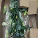 Nearly Natural 4634-CR Hydrangea Triple Candleabrum Centerpiece, Cream 29" x 10.25" x 10.25"