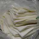 ZAKASA Mens Toe Socks Athletic Running Cushion Five Finger Cotton Crew Socks (11-13, White-5 Pairs)