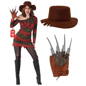 Morph Nightmare Killer Costume Women With Claw Size XXXL Scary Halloween Costumes For Women  