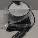 HG Power 6 Inch Exhaust Fan with Speed Controller, 308CFM Wall Exhaust Fanfor Kitchen, Bathroom, Metal Extractor Fan for Pet Room, Smoking Room, Attic, Garage, Window Ventilation (Black)