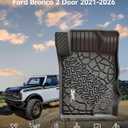3W Floor Mats for 2021-2026 Ford Bronco 2 Door(Not for Bronco Sport & Rubberized Floor)