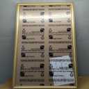 Craig Frames Victoria, 26x38 Large Poster Frame, Wall Hanging, Dual Display Format, Aged Gold 