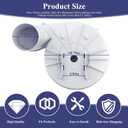 Upgraded 137552300 Blower Housing, Dryer Blower Wheel and Housing Assembly Compatible with Frigidaire, Electrolux, Kenmore Dryer Blower Wheel Housing