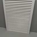 16"x22" Gable Vent Aluminum Alloy Durable Vent for Attic & Garage, Integrated Metal Screen Keeps Out Critters, Anti-Condensation, Opening 14"x20" White Paintable