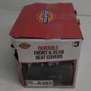 Dickies Durable Front & Rear Seat Covers, 3 Pieces, Built For Cars, Crossovers, And SUVs.