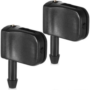 2PCS 3way Universal Car Front Windshield Washer Nozzle, Windshield Sprayer Nozzle Wiper Sprayer Arm Nozzles Replacement