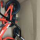 JOYSTAR Voyager 10 Inch Kids Bike for Boys and Girls Ages 1-3 Years, Toddler Bike with Training Wheels & Basket, Detachable Parent Push Handle, Children Bicycle in Red