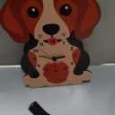 Dog Pendulum Wall Clock,Cute Swing Tail Beagle-styled Wall Clock Decorative for Living Room/Bedroom/Kid's Room/Kitchen,Large Unique Wood Silent wall clock,Gift For Boy,Girl,Friend,Family,Lover