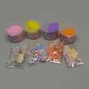 Easter Basket Stuffers for Kids 4-8 Pack,Easter Slime W/Charms Party Favors Supplies Toys for Girls Boys,Small Goodie Bag Fillers for 8-12,Non Candy Treats Items Prizes for Classroom Student