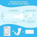Waterproof Pads for SwimmingSwimming Private Stickers for Women | Skin-Friendly Private Area Protection | Dirt Prevention for Swimming & Daily Activities | 7-Pack5.9 * 16.5in