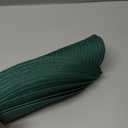 SHACOS Dark Green Round Placemats Set of 6 Cotton Polyester Braided 15 inch Washable Kitchen Dining Table Place Mats Christmas Table Mats for Home Wedding Party Decor