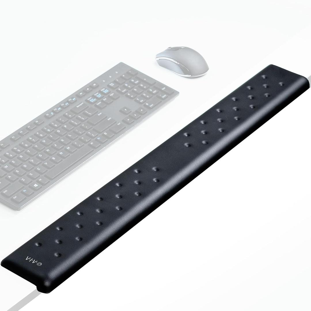 VIVO Ergonomic 30" Long Wrist Pad, Black
Non-Slip Memory Foam Arm Rest for Desk, Elbow Cushion with L-Shaped Edging, DESK-WR30