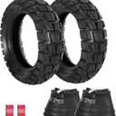 80/65-6 Scooter Tire Inner Tube,SOGIME 10 Inch Electric Scooter Tire Off-Road 10X3.0 E-Scooter Tube with Angled Valve Stem,2 Packs