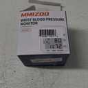 MMIZOO Wrist Blood Pressure Monitor Large LCD Display BP Machine Adjustable Cuff 5.31-7.68 inch Automatic 99x2 Sets Memory with Carrying Case for Home Use (W1681) (White)