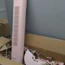 Antarctic Star Tower Fan Portable Floor Fans 85Oscillating Fan Quiet Cooling 12H Timer Remote Control Standing Bladeless Electric 3 Wind Speeds 4 Modes Bedroom Office,36 inch, Pink