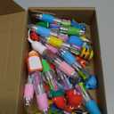 CZWZ 20Pcs Mini Multicolor Pens in One 4-in-1 Cute Pens Bulk for Kids, Fun Kawaii Ballpoint Pens for Birthdays and Children's Party Favors Gifts Teacher School Supplies