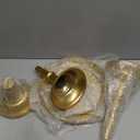 yarlung 3 Pack Gold Cake Stands, 8/10/12 Inch Metal Cupcake Display Stand Pillar Style Dessert Stand for Wedding, Party, Birthday, Celebration, 3 Sizes