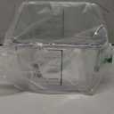 Rubbermaid Commercial Products Space Saving Square Food Storage Container 6 Quart Clear for Kitchen/Sous Vide/Meal Prep