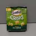 Goldfish Crisps Spicy Dill Pickle Flavored Baked Chip Crackers, 6.25 Oz Bag (EXP 11/22/25)