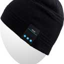 ROTIBOX Bluetooth Beanie Hat Wireless Headphone for Outdoor Sports Xmas Gifts Stocking Stuffers (Black)