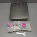 Hibbent All Metal Rain Shower Head, 12'' High Pressure Rainfall Square Showerhead with 16" Shower Head Extension Arm, Solid Brass Adjustable Shower Arm Extender, Waterfall fixed Showerheads, Chrome