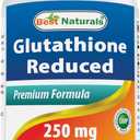 Best Naturals L-Glutathione 250 mg 60 Capsules (EXP 03/01/26)